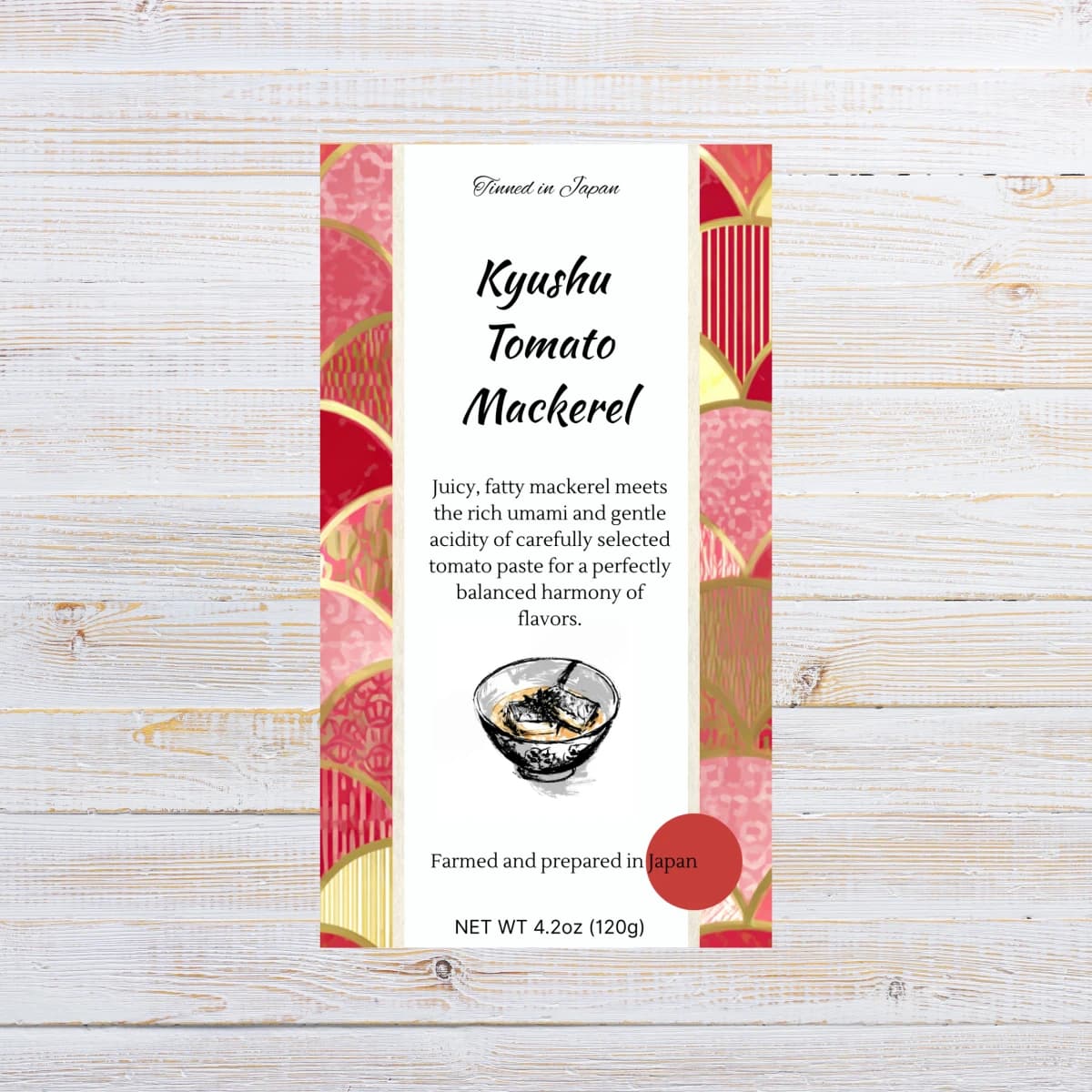 Kyushu Tomato Mackerel - Japanese tinned seafood bestseller